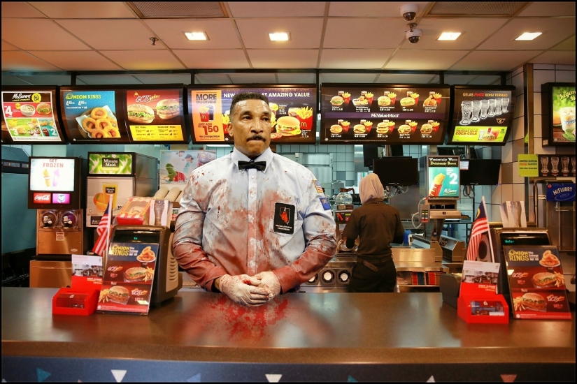 Batalla de photoshop: el juez después del" sangriento " combate de boxeo Batalla de photoshop: el juez después del" sangriento " combate de boxeo