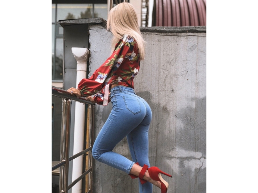 Beautiful girls in high heels