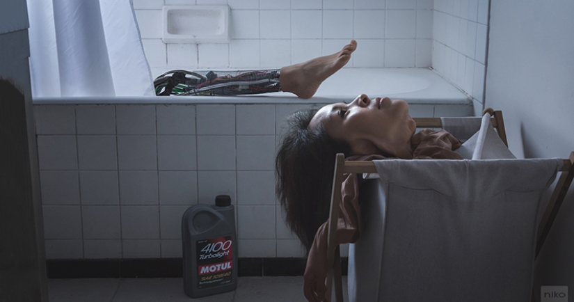 Beber aceite, contactos limpios: el francés mostró la vida cotidiana de robots simples