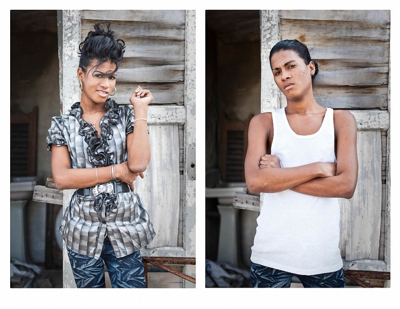 Before and after gender reassignment Before and after gender reassignment