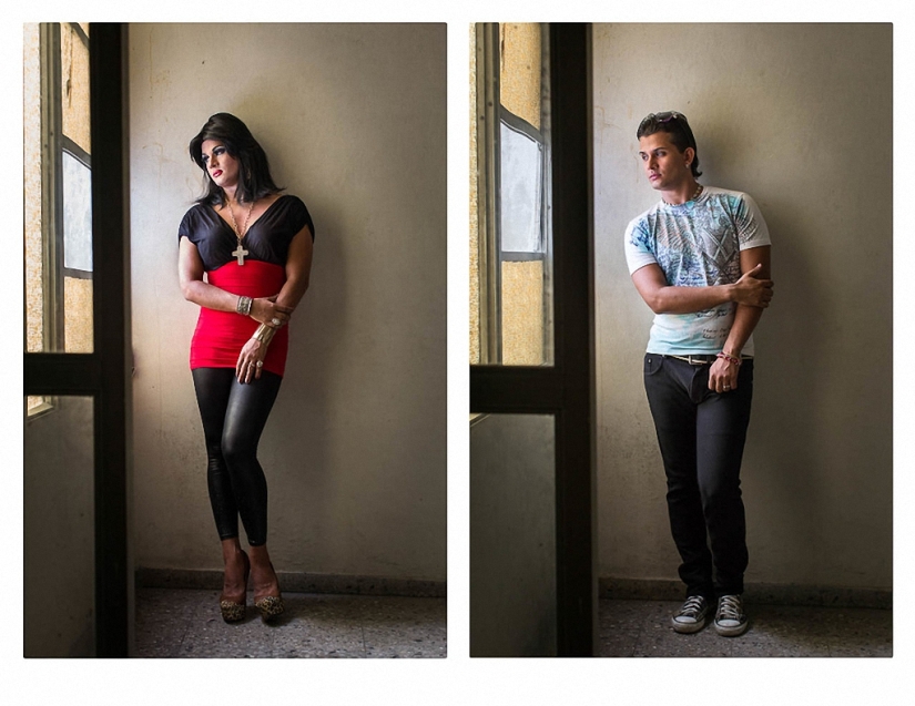 Before and after gender reassignment Before and after gender reassignment