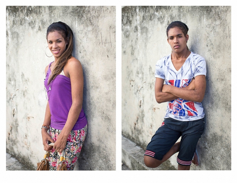 Before and after gender reassignment Before and after gender reassignment