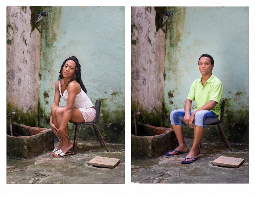 Before and after gender reassignment Before and after gender reassignment