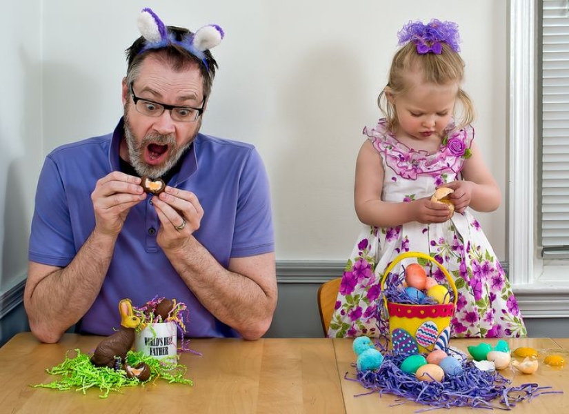 Being a dad is not easy ... a selection of funny photos