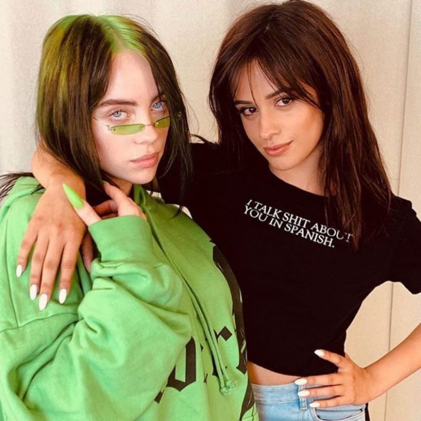 Billie Eilish marca tendencia: la cantante se tiñó el cabello de verde neón