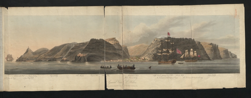 Black and white St. Helena Island