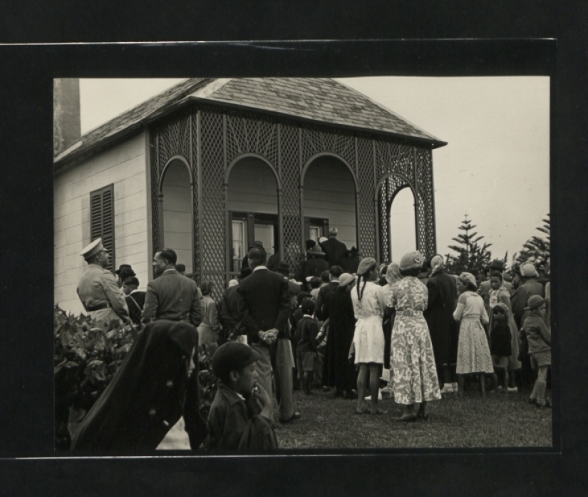 Black and white St. Helena Island