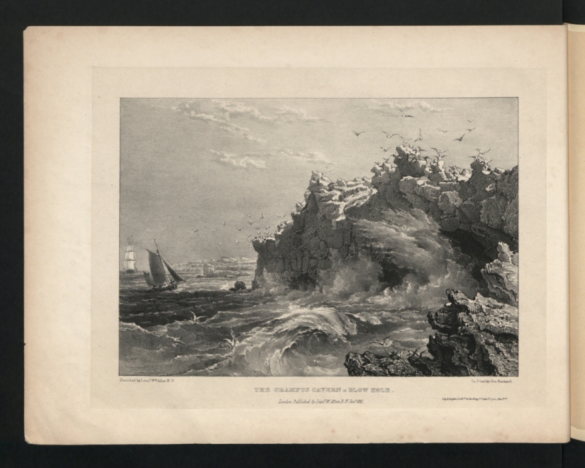 Black and white St. Helena Island