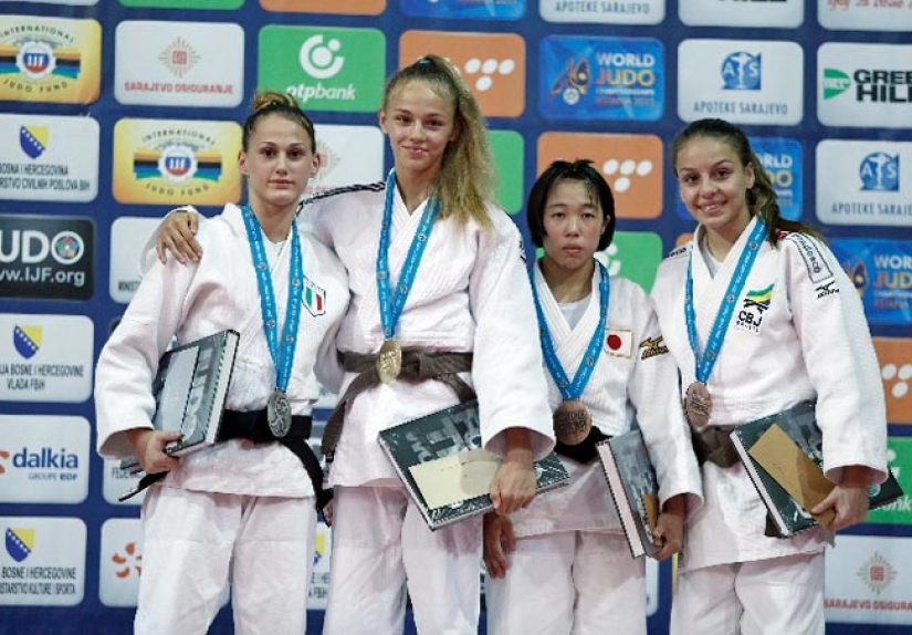 Black belt in beauty: 17-year-old Daria Beloded from Ukraine became the world champion in judo