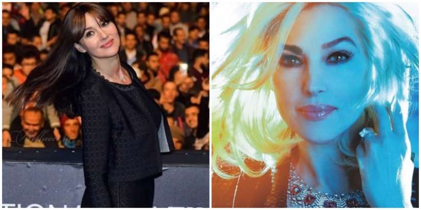 Blonde Monica Bellucci: the actress radically changed her image for a new photo shoot