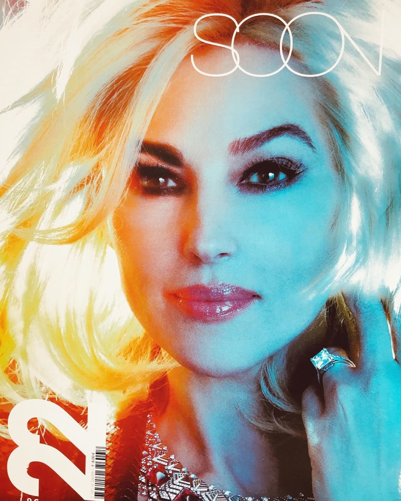 Blonde Monica Bellucci: the actress radically changed her image for a new photo shoot Blonde Monica Bellucci: the actress radically changed her image for a new photo shoot