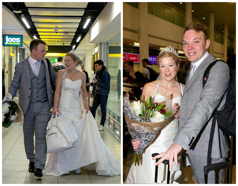 Boda instantánea: Una pareja británica se casó en Las Vegas en su primera cita