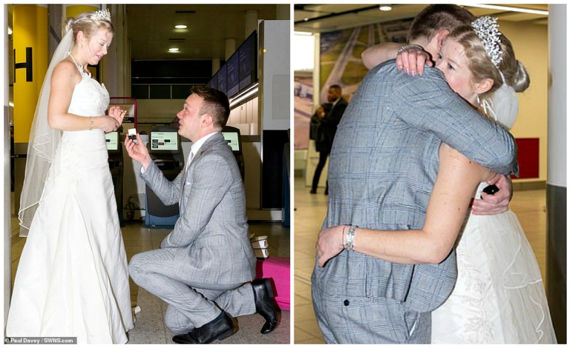 Boda instantánea: Una pareja británica se casó en Las Vegas en su primera cita