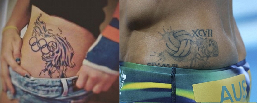 Body Notes: Unexpected tattoos of Olympic athletes