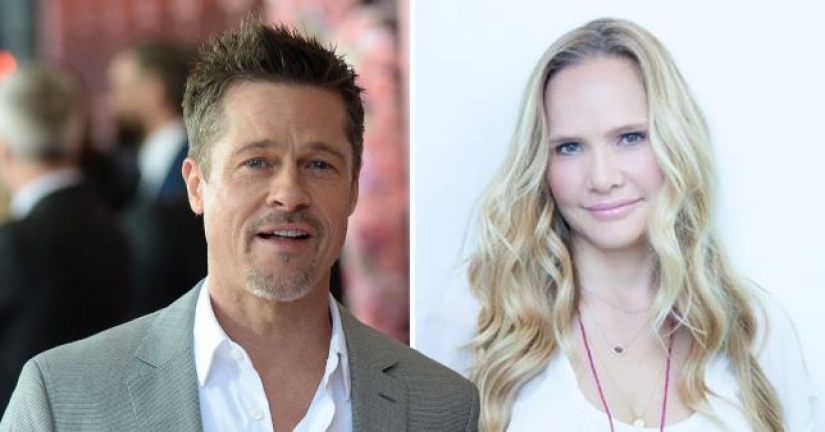 Brad Pitt has found a replacement for Angelina Jolie, and she is a spiritual healer