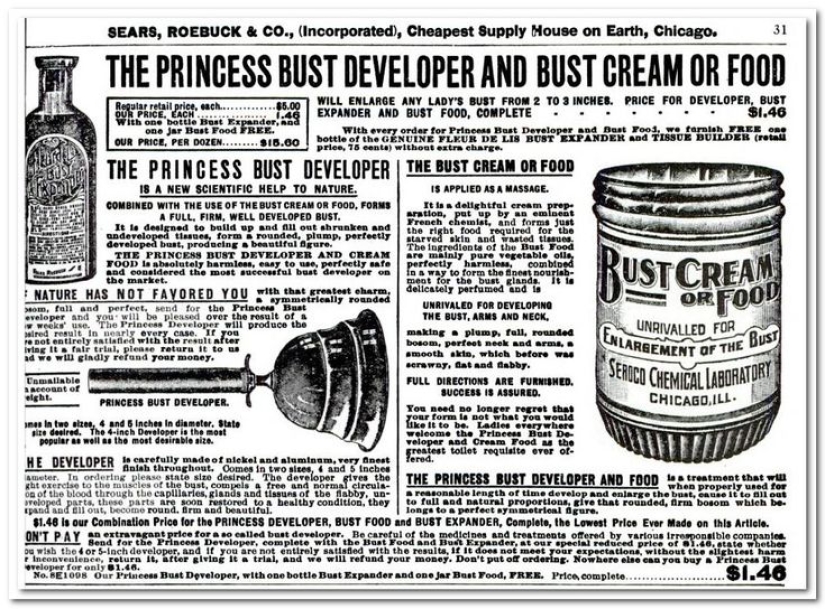 Breast augmentation 100 years ago. How was it?