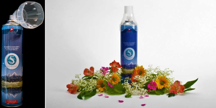 Breathe deeper: Swiss company sells canned air Breathe deeper: Swiss company sells canned air