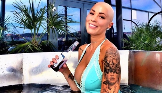 Brilliant: how a bald girl stopped being shy and turned into a star