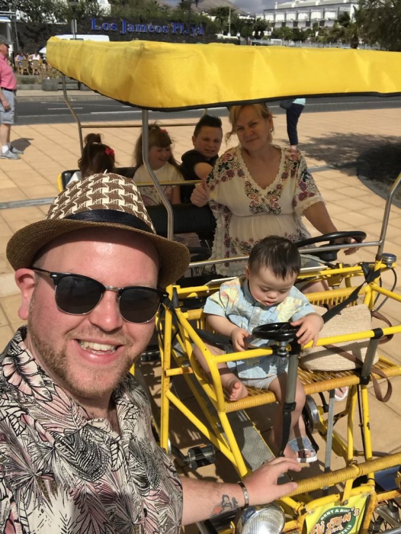 British gay adopted four disabled children and is immensely happy
