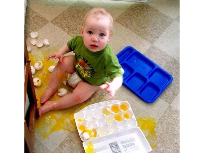 Bromas infantiles "inocentes". ¡La colección de fotos más divertida jamás vista!