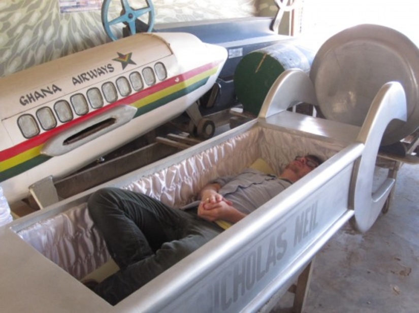 Bueno, ataúdes muy creativos de Ghana