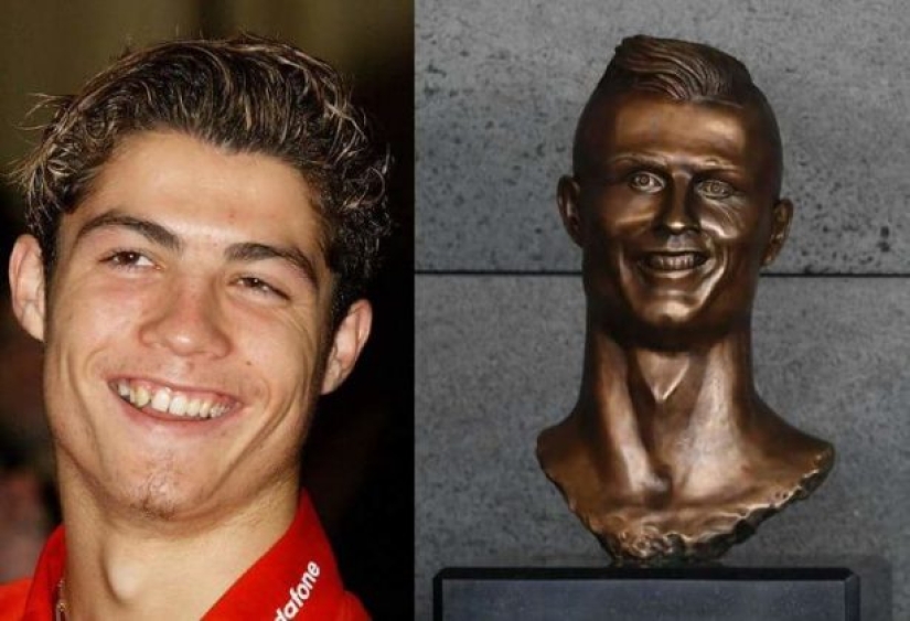 Bust of Cristiano Ronaldo Unveiled in Portugal Bust of Cristiano Ronaldo Unveiled in Portugal