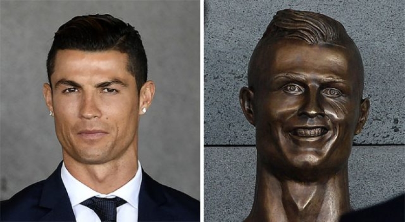 Bust of Cristiano Ronaldo Unveiled in Portugal Bust of Cristiano Ronaldo Unveiled in Portugal