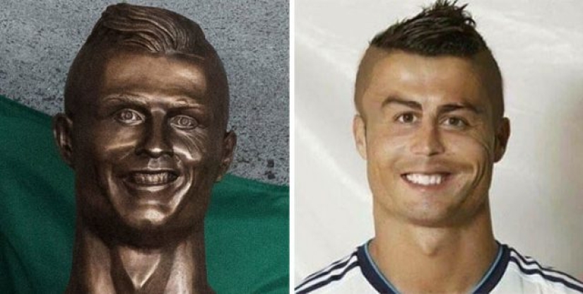 Bust of Cristiano Ronaldo Unveiled in Portugal Bust of Cristiano Ronaldo Unveiled in Portugal