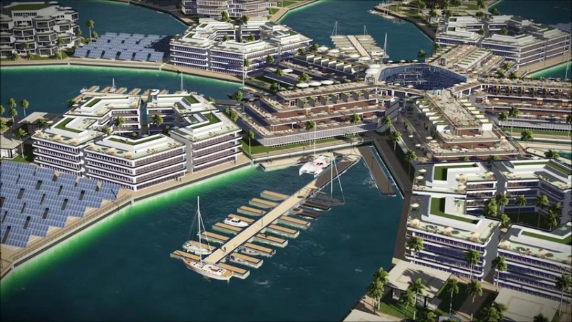 By 2020, the world's first floating city will appear in the Pacific Ocean