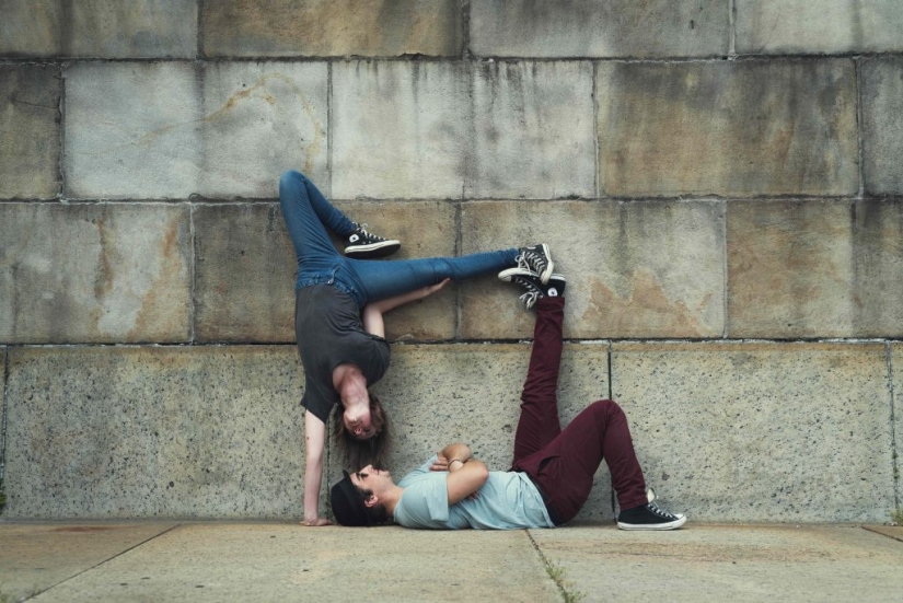 Cameras and Dancers project: gravity does not interfere with a good dancer