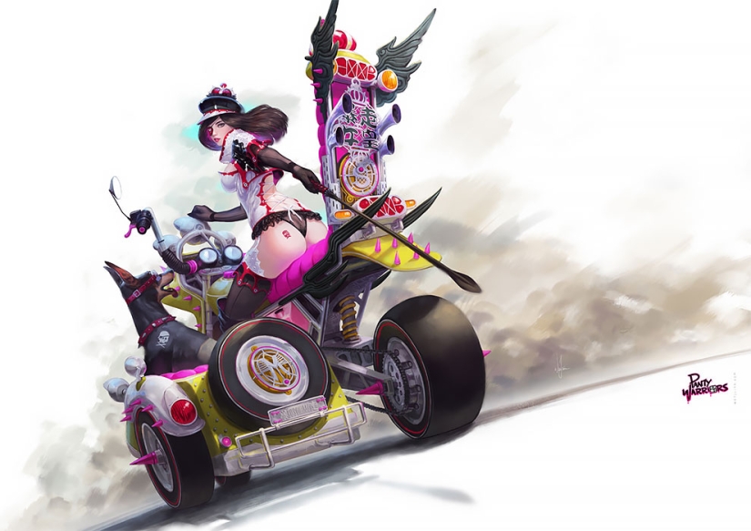 Caramel girls by a Malaysian artist