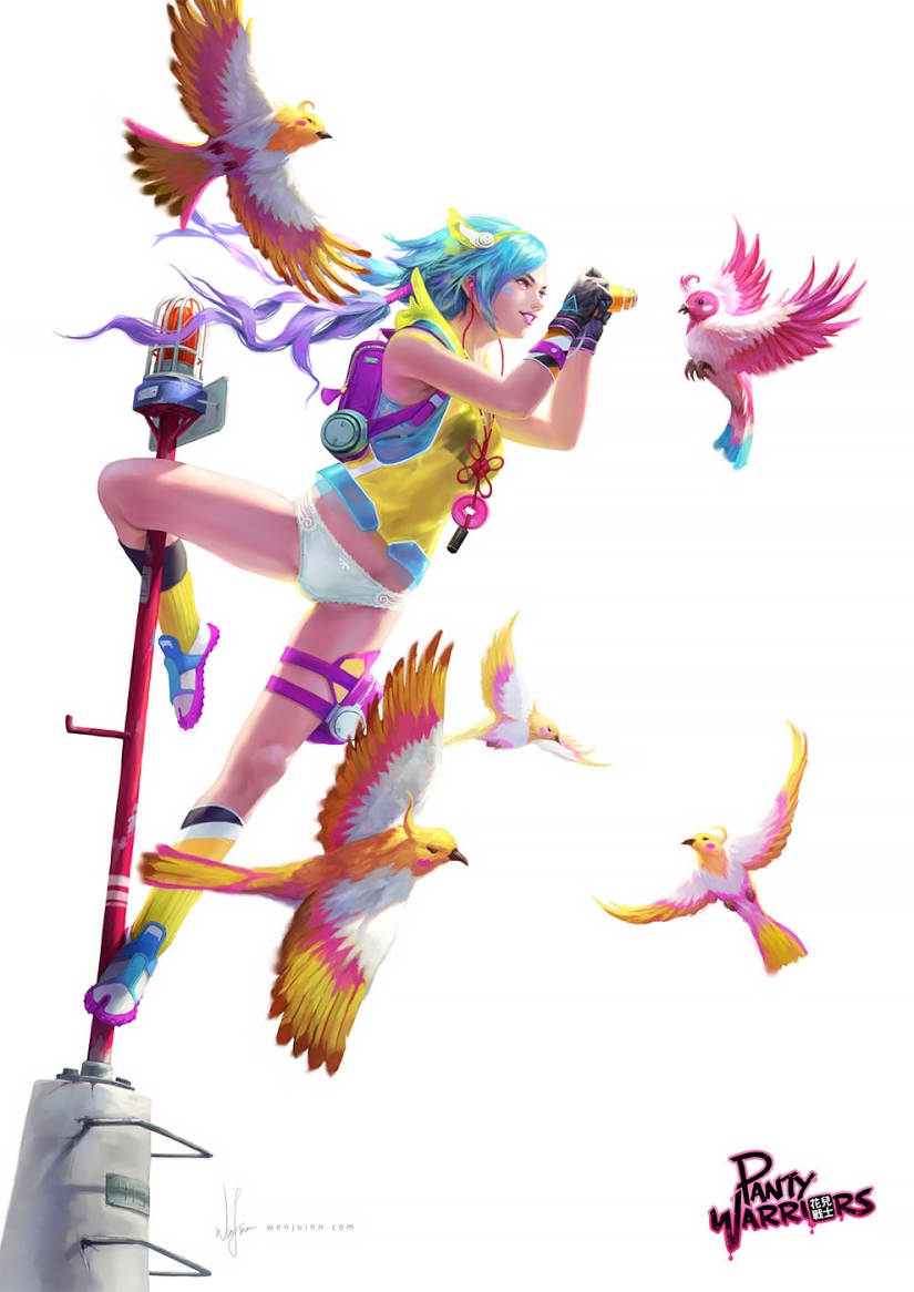 Caramel girls by a Malaysian artist