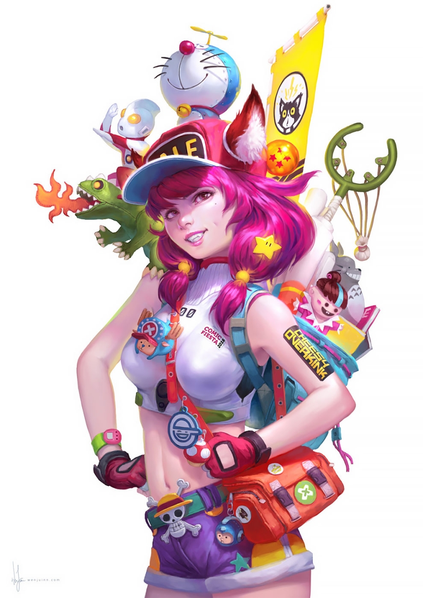 Caramel girls by a Malaysian artist