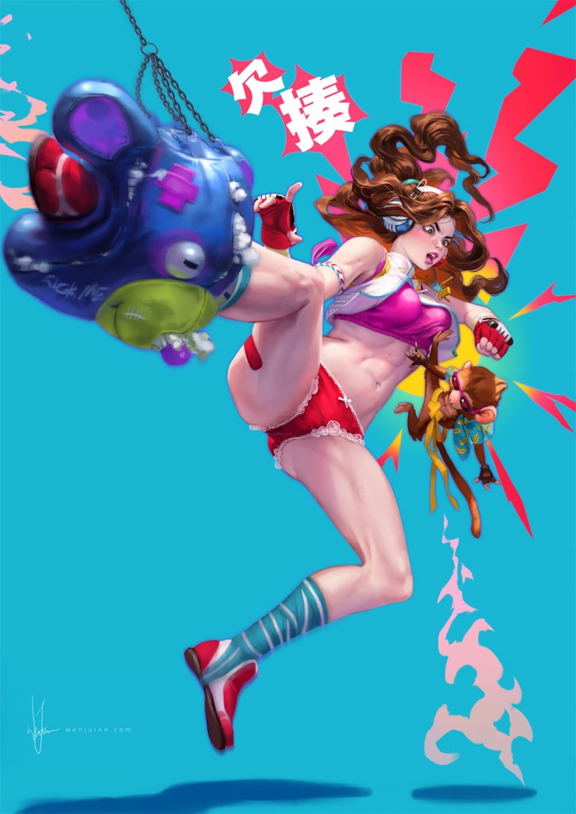 Caramel girls by a Malaysian artist