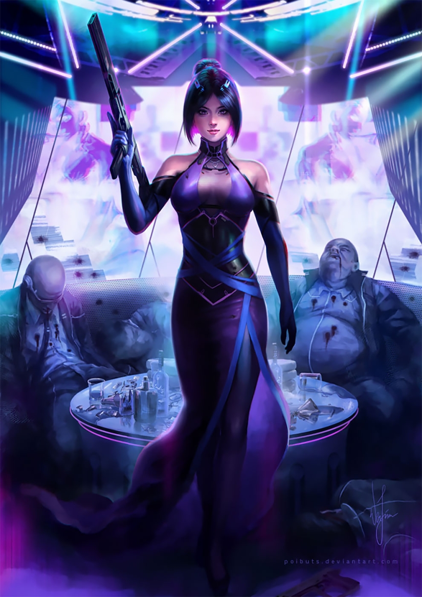 Caramel girls by a Malaysian artist