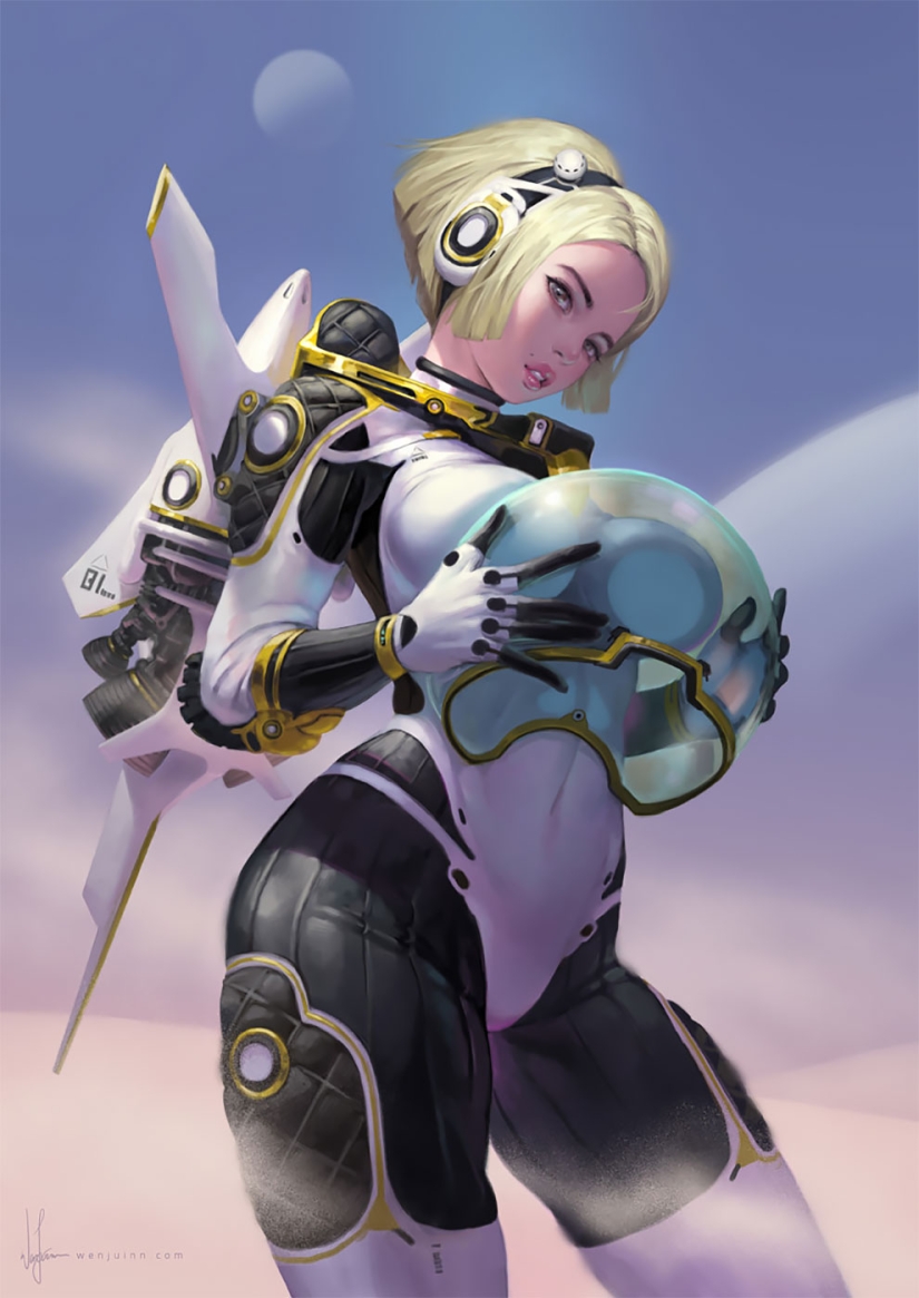 Caramel girls por un artista malayo