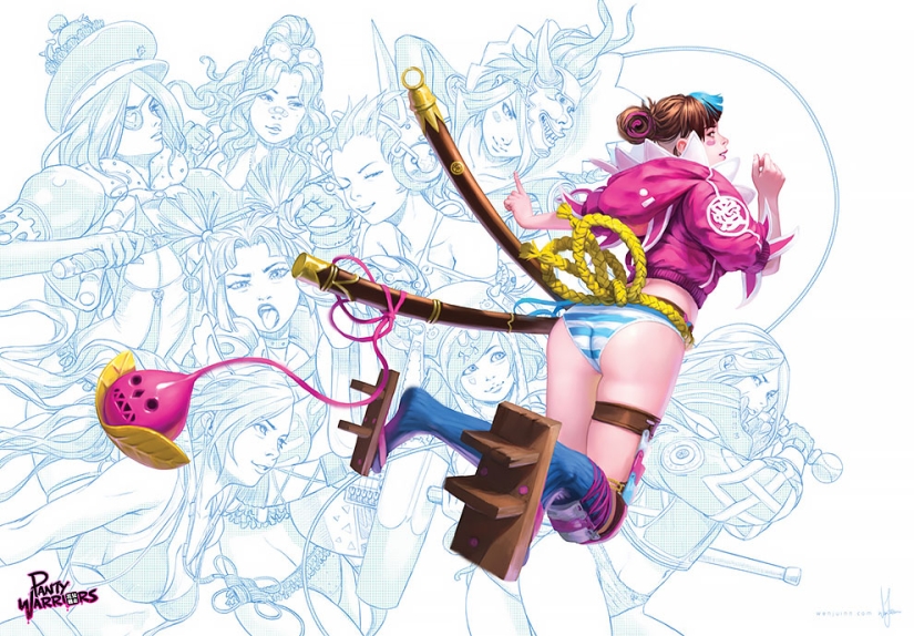 Caramel girls por un artista malayo