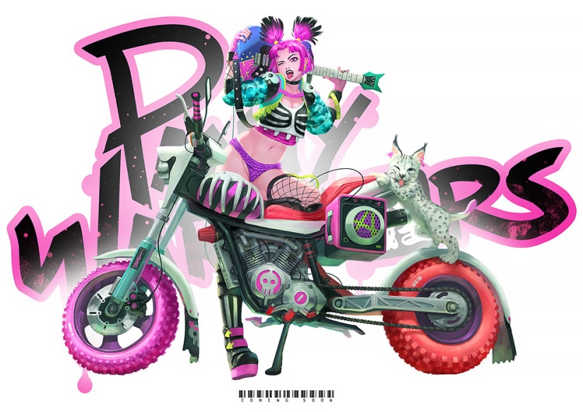 Caramel girls por un artista malayo