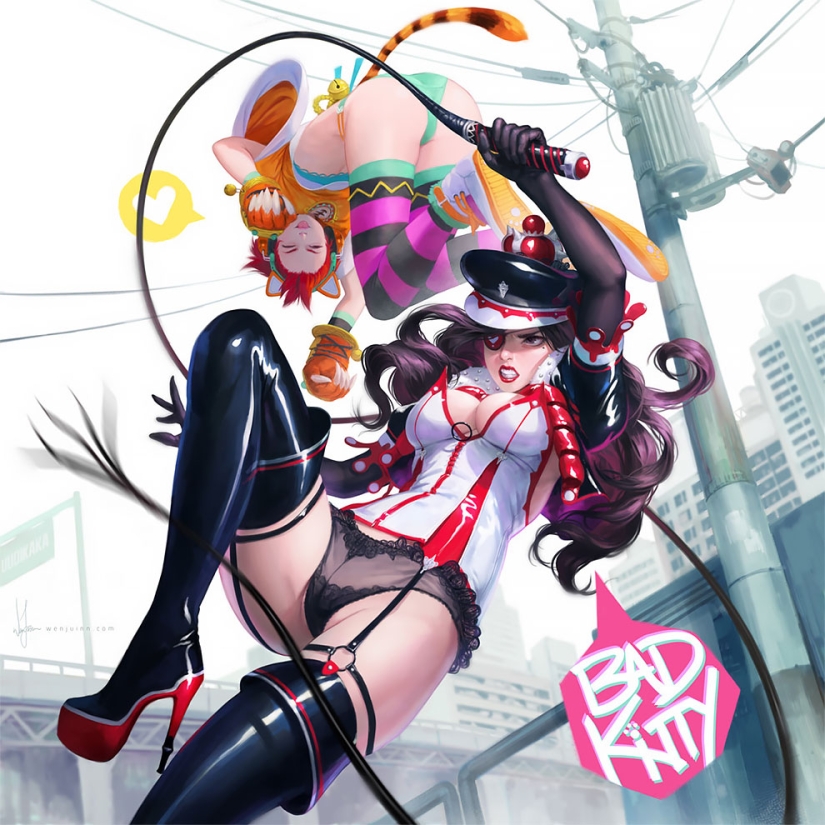 Caramel girls por un artista malayo