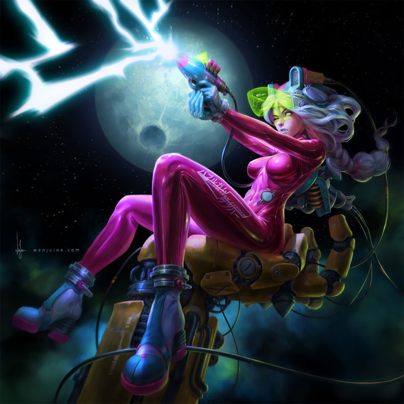 Caramel girls por un artista malayo