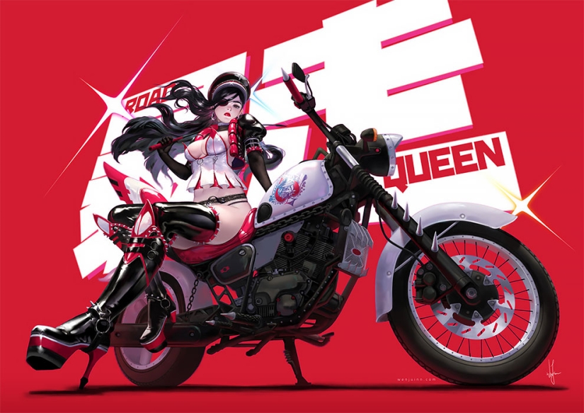 Caramel girls por un artista malayo