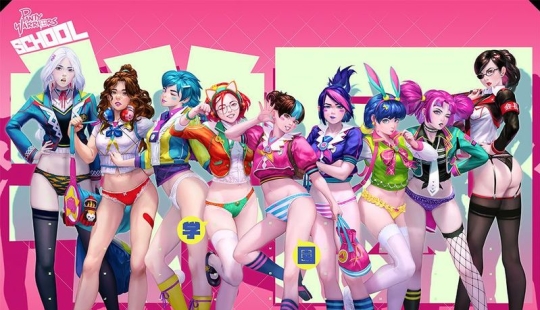 Caramel girls por un artista malayo