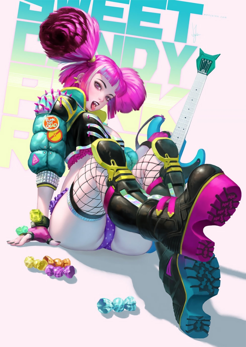 Caramel girls por un artista malayo