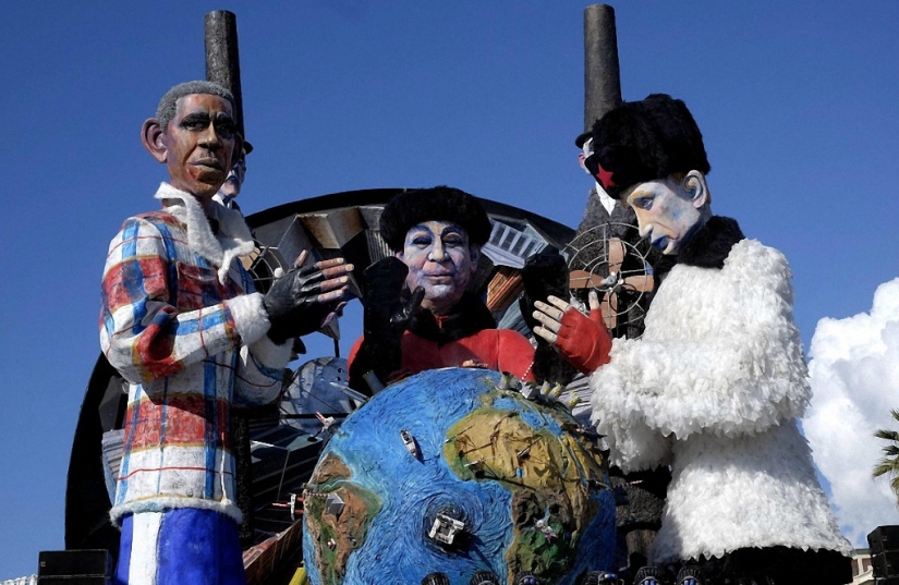 Caricaturas de los políticos más famosos del mundo