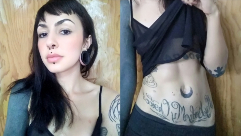 "Cariño, esto es para ti": Una joven de 23 años se quitó el ombligo y se lo dio a su novio