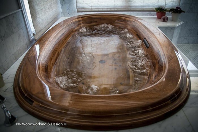 Carpenter-shipbuilder creates stunning wooden baths