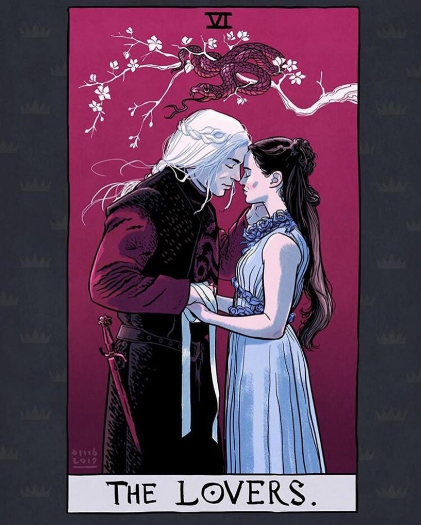 Cartas del tarot basadas en "Juego de Tronos" Cartas del tarot basadas en "Juego de Tronos"