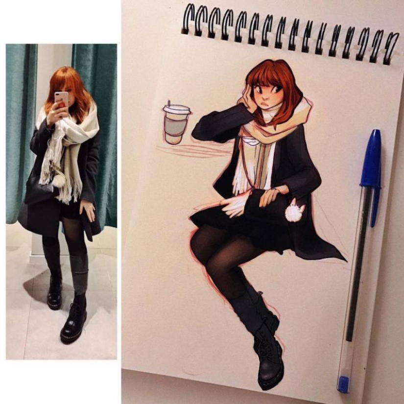 Cartoon transformation: a Dutch artist turns people into cartoon characters