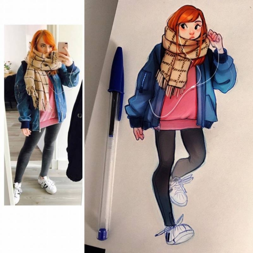 Cartoon transformation: a Dutch artist turns people into cartoon characters