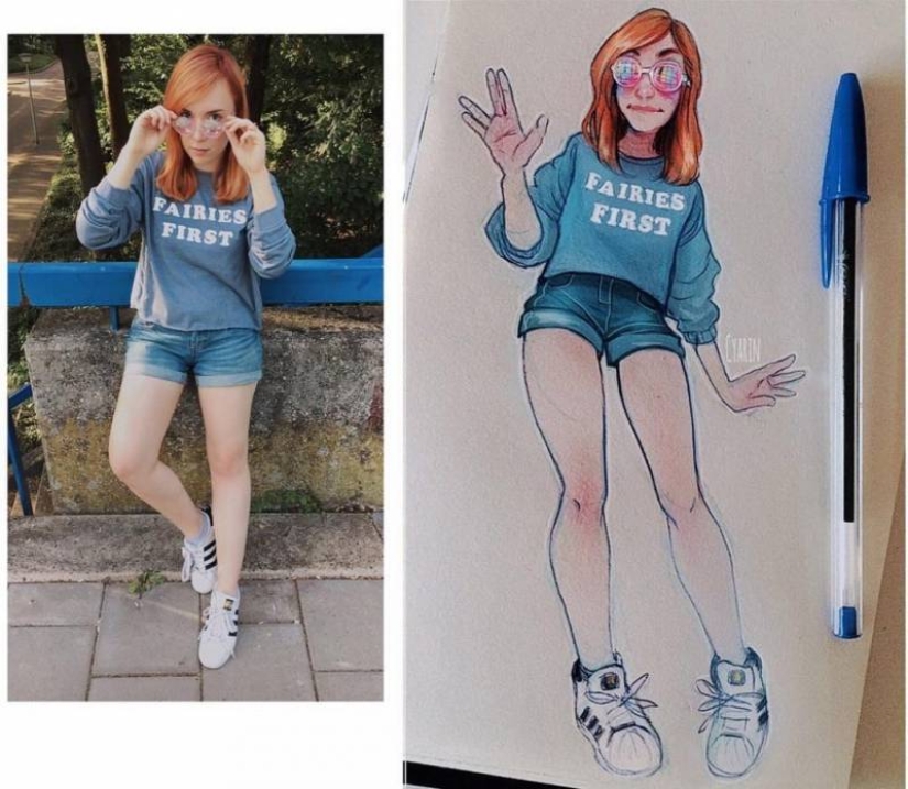 Cartoon transformation: a Dutch artist turns people into cartoon characters